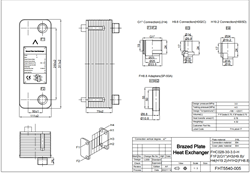 Пластинчатый теплообменник medrom.shop/FHC028-30-3.0-HF1F2(G1")/H3(H9.8)/H4(H19.2) 1724 - фото 4911