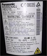 PANASONIC DC Inverter H420D7KZBAJ6 EVI R290 1790